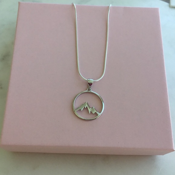 Sterling Silver Mountains Necklace - Picture 11 of 14